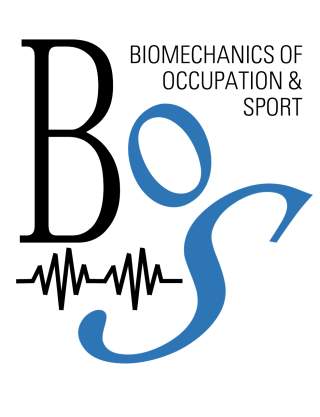 logo of BOS lab in black and blue letters