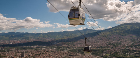 The gondola system in Medellín, Colombia was constructed to help connect underserved areas to the downtown core of the city, is heralded as a success story for reducing inequity.