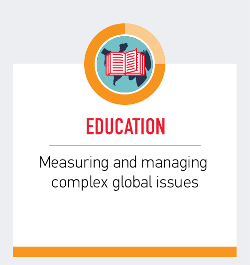 Education - Measuring and managing complex global issues