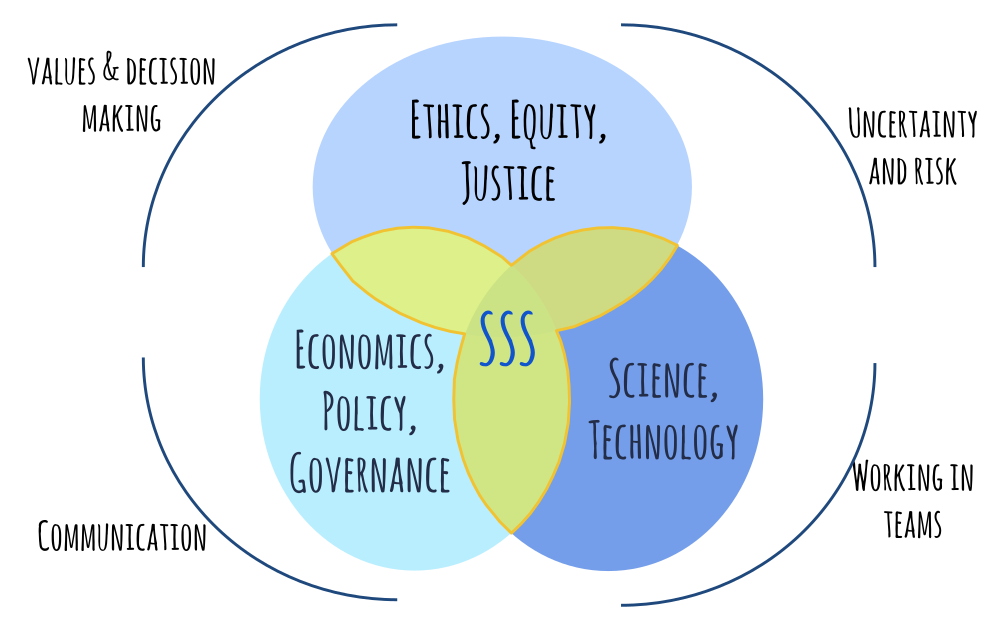 Pillars and competencies of the SSS degree program