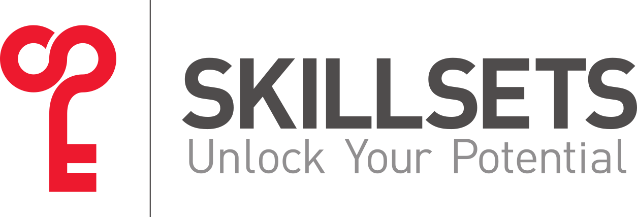 SKILLSETS logo: the text skillsets followed by a key and the phrase "unlock your potential"